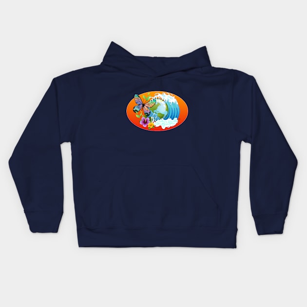 Chaos Theory Kids Hoodie by Sean Damien